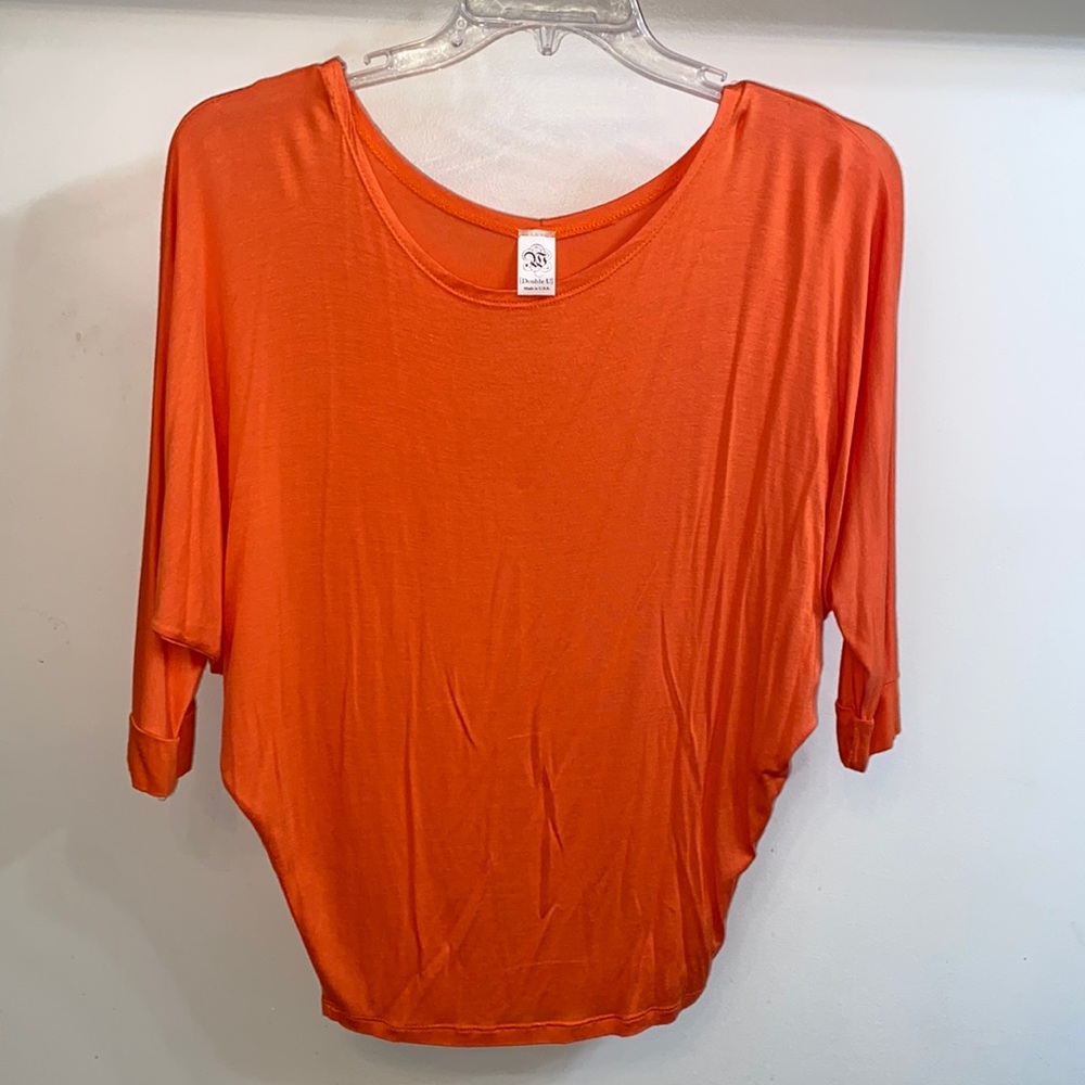 Orange top by Double U